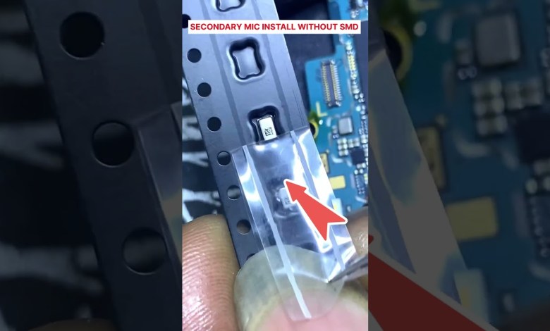 SECONDARY MIC INSTALLING WITHOUT SMD / SECONDARY MIC INSTALLING WITHOUT SMD /