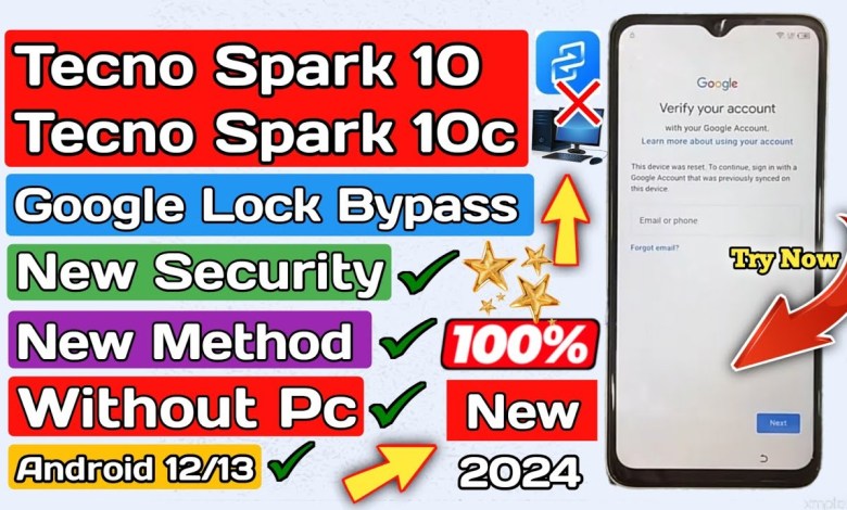 Tecno Spark 10 Frp bypass Android 12/13 || Tecno Spark Tecno Spark 10 Frp bypass Android 12/13 || Tecno Spark