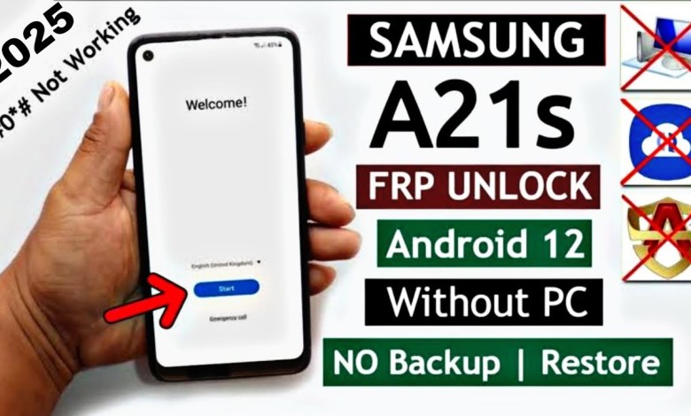 Unlocking the Samsung A21s: Bypass FRP on Android 12 Without a PC—Discover How! Unlocking the Samsung A21s: Bypass FRP on Android 12 Without a PC—Discover How!