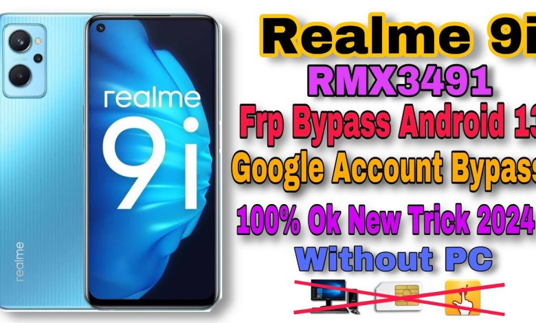 Realme 9i RMX3491 Frp Bypass Android 13 Without PC Realme 9i RMX3491 Frp Bypass Android 13 Without PC