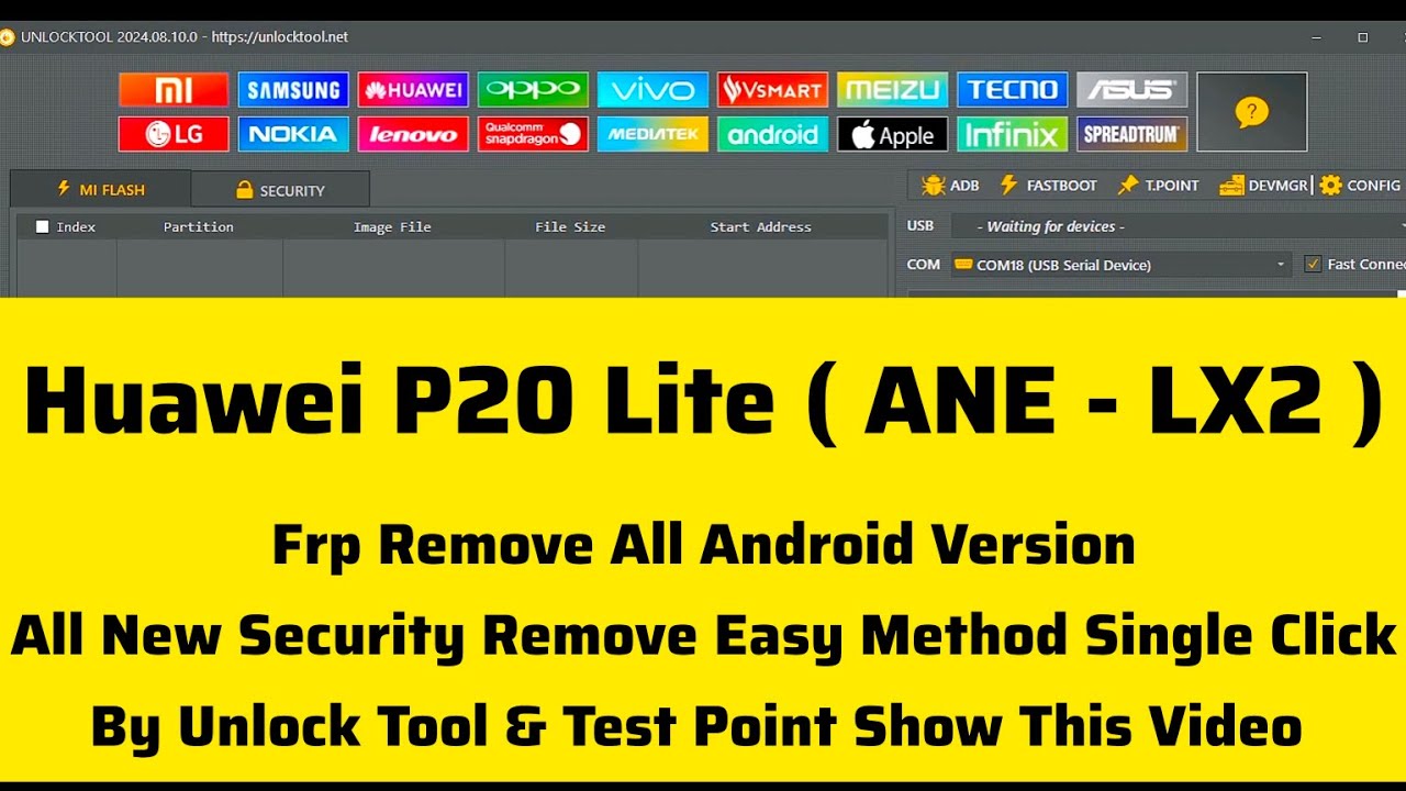 Huawei P20 Lite (ANE LX2) Frp Remove All Android Huawei P20 Lite (ANE LX2) Frp Remove All Android