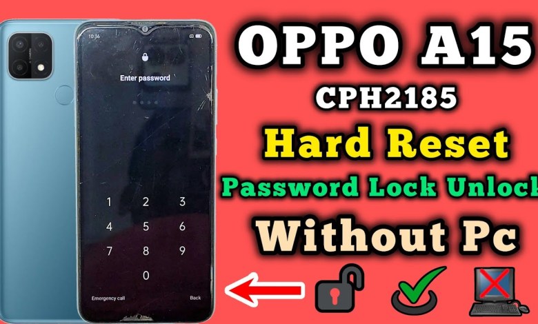 OPPO A15 CPH2185 || Hard Reset || Password Unlock || OPPO A15 CPH2185 || Hard Reset || Password Unlock ||