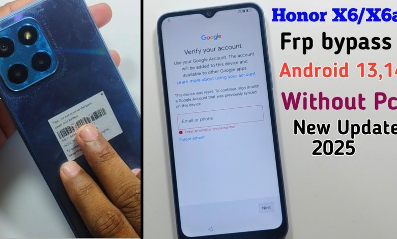 Unlocking Secrets: How to Bypass FRP on Honor X6 & Honor X6a with Android 14! Unlocking Secrets: How to Bypass FRP on Honor X6 & Honor X6a with Android 14!