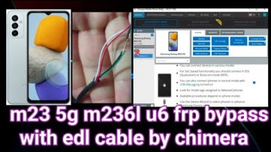 m23 5g m236l u6 frp bypass with edl cable by chimera m23 5g m236l u6 frp bypass with edl cable by chimera