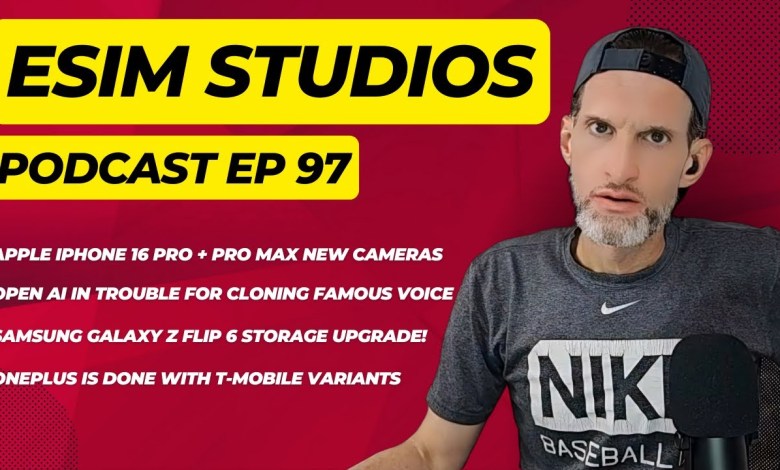 eSIM STUDIOS Podcast Ep 97 | Apple iPhone 16 New Camera eSIM STUDIOS Podcast Ep 97 | Apple iPhone 16 New Camera