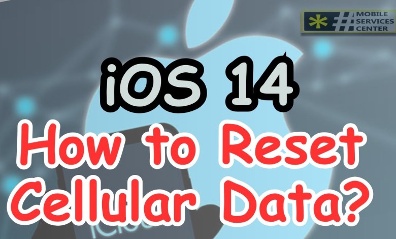 How to reset cellular data on iPhone iOS 14 How to reset cellular data on iPhone iOS 14