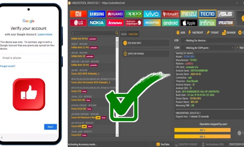 Tecno/Infinix/Itel FRP Unlock By MTP Mode FreeTool Tecno/Infinix/Itel FRP Unlock By MTP Mode FreeTool