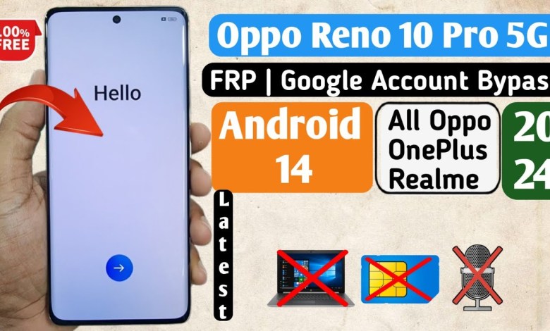 Oppo Reno 10 Pro 5G FRP Bypass Android 14 | (Cph2525) | Oppo Reno 10 Pro 5G FRP Bypass Android 14 | (Cph2525) |