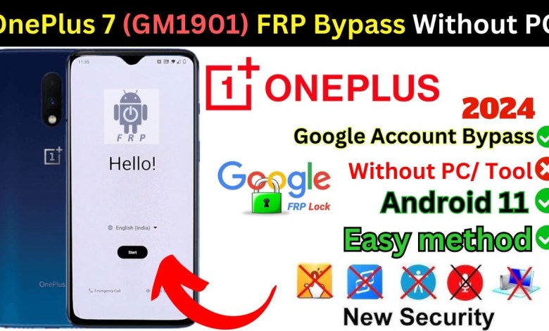OnePlus 7 (GM1901) FRP Bypass Without PC All OnePlus OnePlus 7 (GM1901) FRP Bypass Without PC All OnePlus