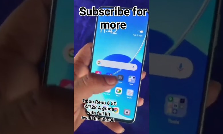 Oppo Reno 6 5G 8/128 A grade with full kit available Oppo Reno 6 5G 8/128 A grade with full kit available