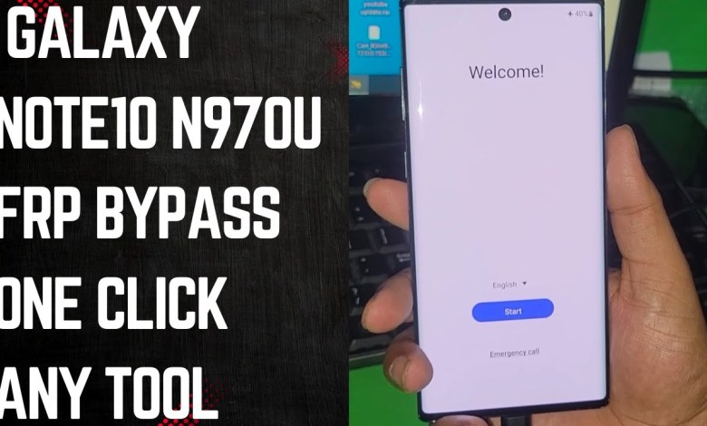 Unlock Galaxy Note10 SM-N970U FRP with Just One Click Using Any Tool Unlock Galaxy Note10 SM-N970U FRP with Just One Click Using Any Tool