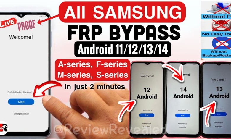Discover the Latest Samsung FRP Bypass Methods for Android 11-12-13-14 in 2024 Discover the Latest Samsung FRP Bypass Methods for Android 11-12-13-14 in 2024