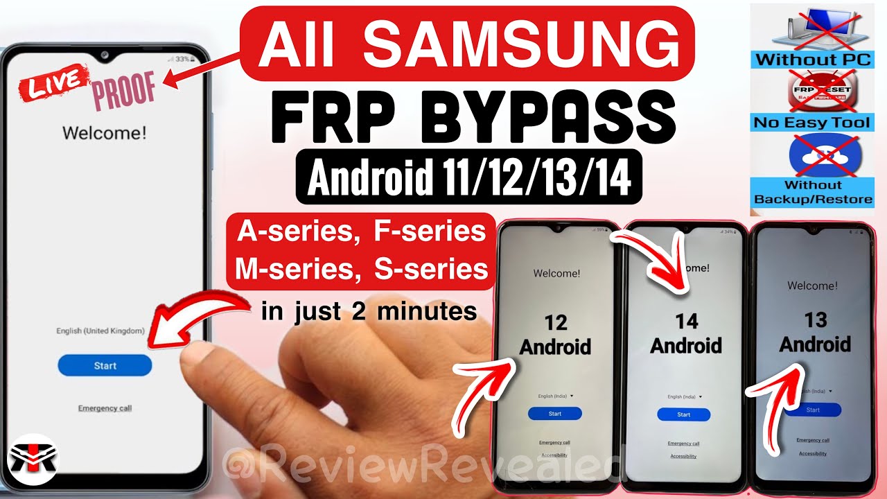 Discover the Latest Samsung FRP Bypass Methods for Android 11-12-13-14 in 2024 Discover the Latest Samsung FRP Bypass Methods for Android 11-12-13-14 in 2024