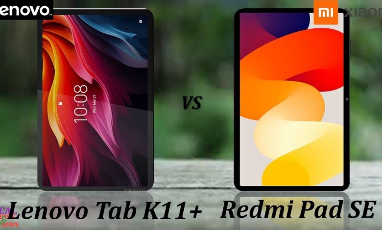 Lenovo Tab K11 plus 4G vs Xiaomi Redmi pad SE Lenovo Tab K11 plus 4G vs Xiaomi Redmi pad SE