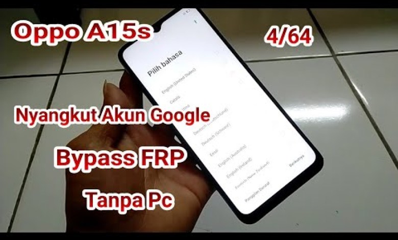 Oppo A15s Frp Bypass Oppo A15s Frp Bypass
