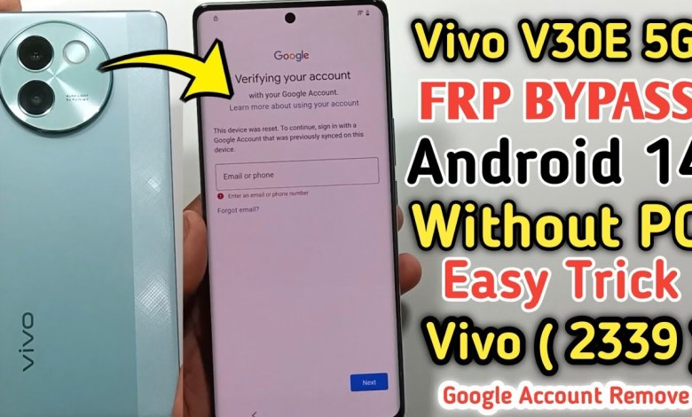 Vivo V30e 5G FRP Bypass Android 14 | New Security 2024 Vivo V30e 5G FRP Bypass Android 14 | New Security 2024