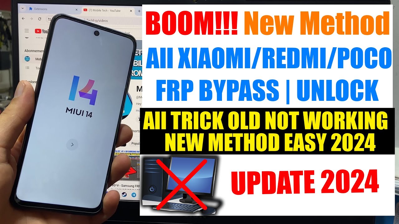 All Xiaomi Miui 14 FRP Bypass – Android 13 Bypass All Xiaomi Miui 14 FRP Bypass – Android 13 Bypass