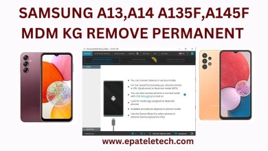 Samsung A13,A14 A135F,A145F MDM KG Permanent Remove Samsung A13,A14 A135F,A145F MDM KG Permanent Remove