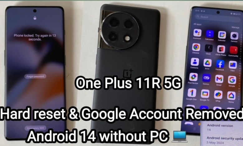 OnePlus 11R 5G Hard Reset & Password, Pattren, pin OnePlus 11R 5G Hard Reset & Password, Pattren, pin