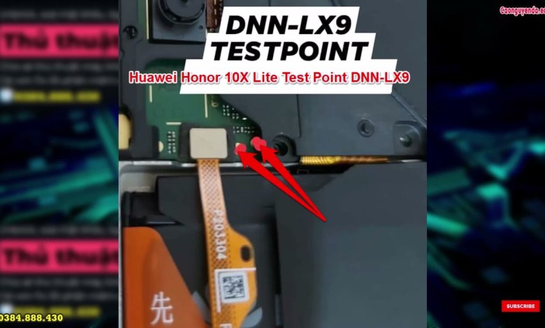 Huawei Honor 10X Lite Test Point DNN-LX9 Huawei Honor 10X Lite Test Point DNN-LX9