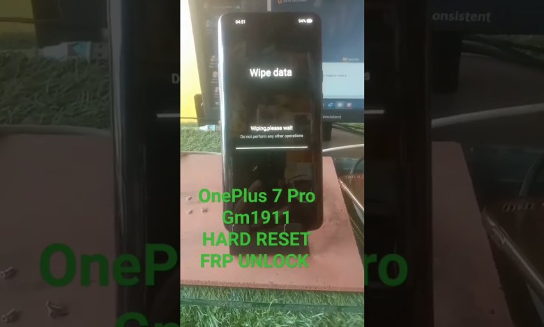 || OnePlus 7 pro GM1911 Hard Reset With out PC || How || OnePlus 7 pro GM1911 Hard Reset With out PC || How