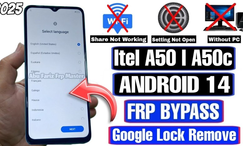 Unlocking Secrets: Bypass the Itel A50 | A50c FRP on Android 14—No PC Required! Unlocking Secrets: Bypass the Itel A50 | A50c FRP on Android 14—No PC Required!