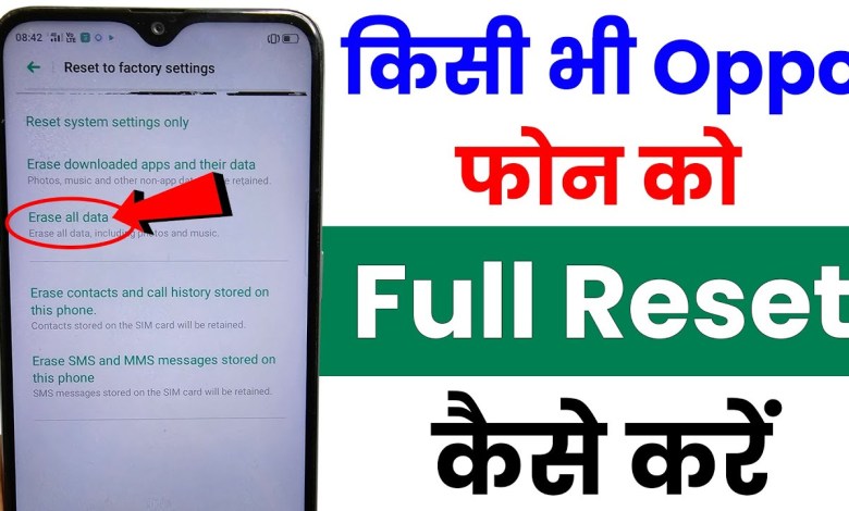 How to reset oppo mobile? how to format oppo How to reset oppo mobile? how to format oppo