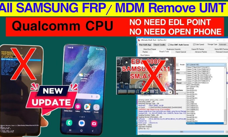 All Samsung Frp MDM Unlock without Edl Qualcomm Cpu By All Samsung Frp MDM Unlock without Edl Qualcomm Cpu By