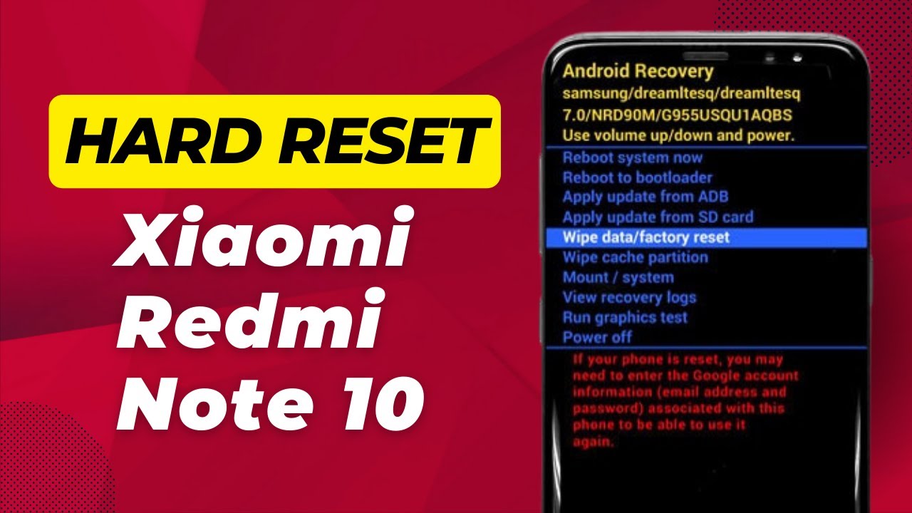 Xiaomi Redmi Note 10 Hard Reset/pattern Unlock (Quick & Xiaomi Redmi Note 10 Hard Reset/pattern Unlock (Quick &