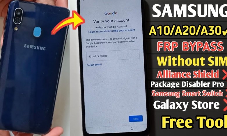 Samsung A10/A20/A30 FRP Bypass Android 11 | Samsung A10/A20/A30 FRP Bypass Android 11 |
