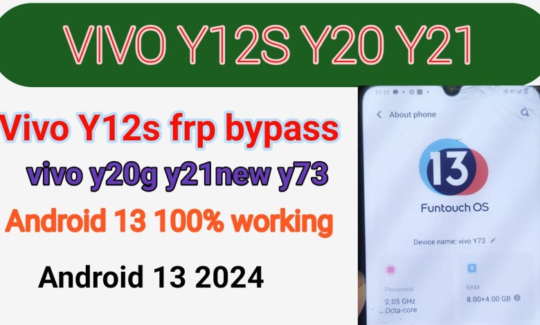 vivo y12s (V2026) frp Bypass 100% Working I y20 y21 y73 vivo y12s (V2026) frp Bypass 100% Working I y20 y21 y73