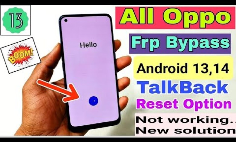 All Oppo FRP Bypass Android 13,14 Update | New Trick All Oppo FRP Bypass Android 13,14 Update | New Trick