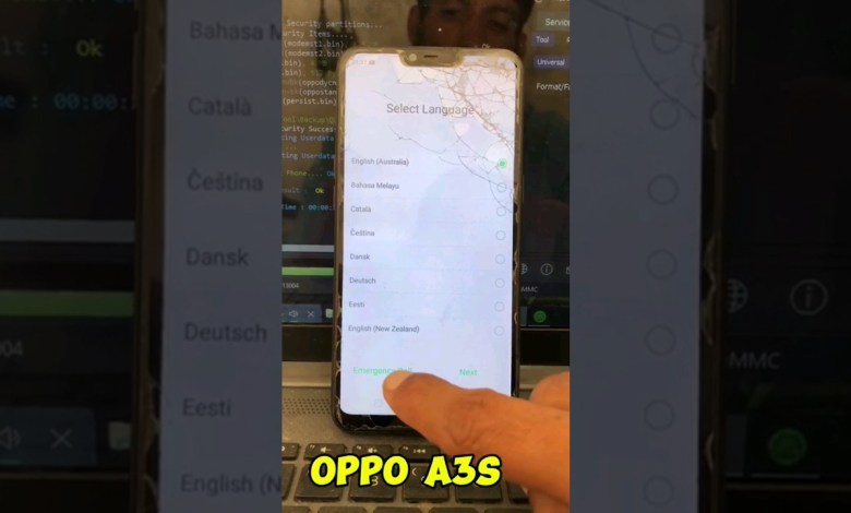 Oppo A3s CPH1853 FRP Bypass #shortsvideo Oppo A3s CPH1853 FRP Bypass #shortsvideo