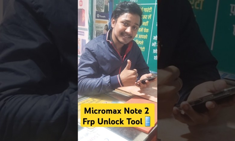 Unlocking the Micromax Note 2 FRP: A Mini Vlog on Mobile Repairing #Shorts Unlocking the Micromax Note 2 FRP: A Mini Vlog on Mobile Repairing #Shorts