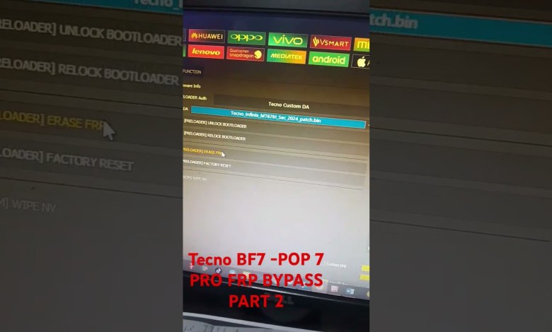 Curious about Tecno BF7 Frp bypass? Unlock Tool Part 2 has got you covered! Curious about Tecno BF7 Frp bypass? Unlock Tool Part 2 has got you covered!