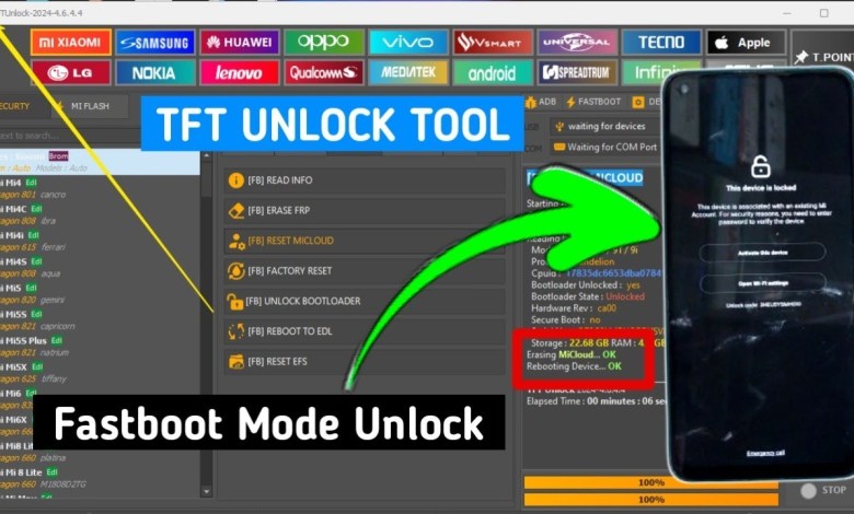 Xiaomi Mi Account Remove Fasboot Mode TFT Unlocker Tool Xiaomi Mi Account Remove Fasboot Mode TFT Unlocker Tool