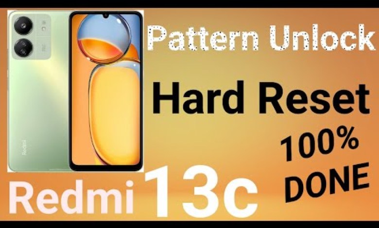 Redmi 13C Pattern Remove | Hard Reset Unlock By Mjk Redmi 13C Pattern Remove | Hard Reset Unlock By Mjk