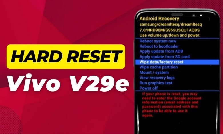 How To Hard Reset Vivo V29e 5g – Full Guide How To Hard Reset Vivo V29e 5g – Full Guide