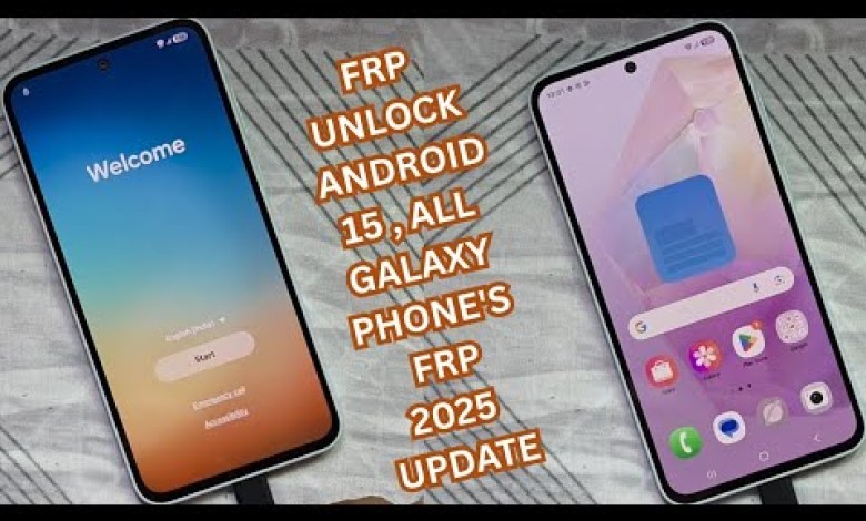 Unlocking Secrets: Bypass FRP on All Samsung Galaxy Phones with Android 15! Unlocking Secrets: Bypass FRP on All Samsung Galaxy Phones with Android 15!