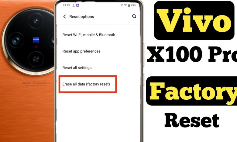 How to factory reset Vivo X100 Pro 5G || Vivo X100 Pro How to factory reset Vivo X100 Pro 5G || Vivo X100 Pro