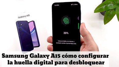 Samsung Galaxy A15 how to configure the fingerprint Samsung Galaxy A15 how to configure the fingerprint