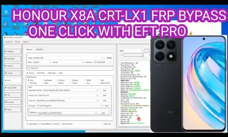 HONOUR X8A CRT-LX1 FRP BYPASS ONE CLICK WITH EFT PRO HONOUR X8A CRT-LX1 FRP BYPASS ONE CLICK WITH EFT PRO