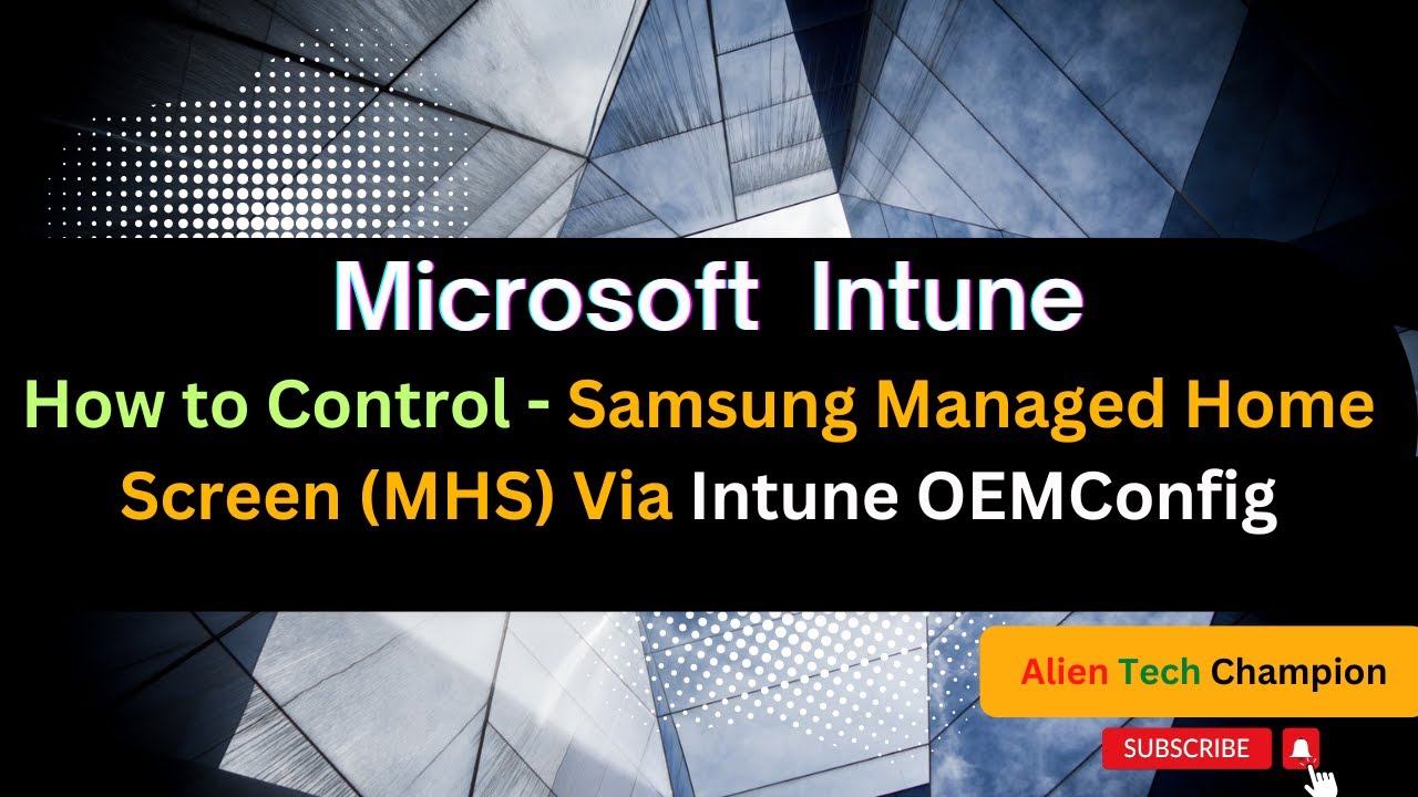 MS174- How to Control Managed Home Screen (MHS) via MS174- How to Control Managed Home Screen (MHS) via