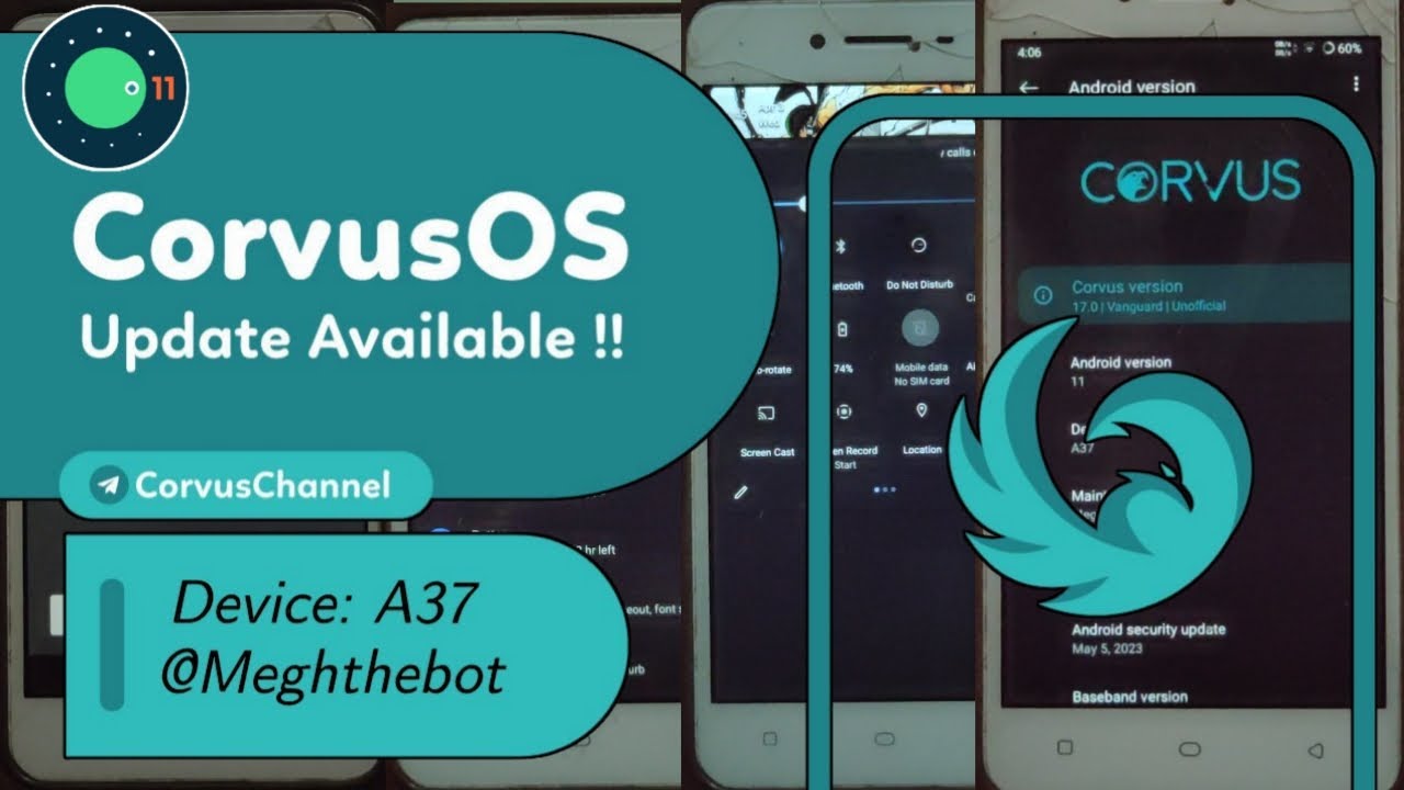 Corvus OS 17.0 Vanguard di Oppo A37 / A37F / A37FW || Corvus OS 17.0 Vanguard di Oppo A37 / A37F / A37FW ||