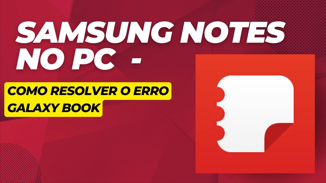 How to use Samsung Notes on PC (Galaxy Book error How to use Samsung Notes on PC (Galaxy Book error