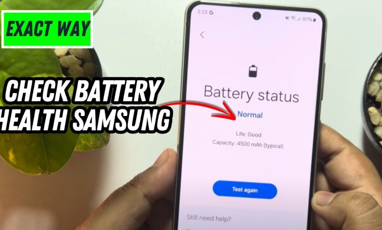 How To Check Battery Health Samsung 2024 (New How To Check Battery Health Samsung 2024 (New