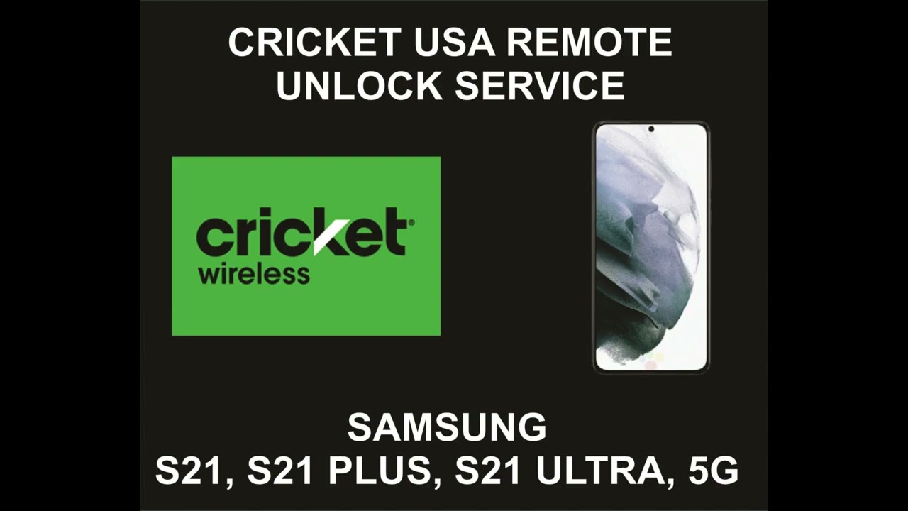 Cricket USA Remote Unlock Service, Samsung S21, S21 Cricket USA Remote Unlock Service, Samsung S21, S21