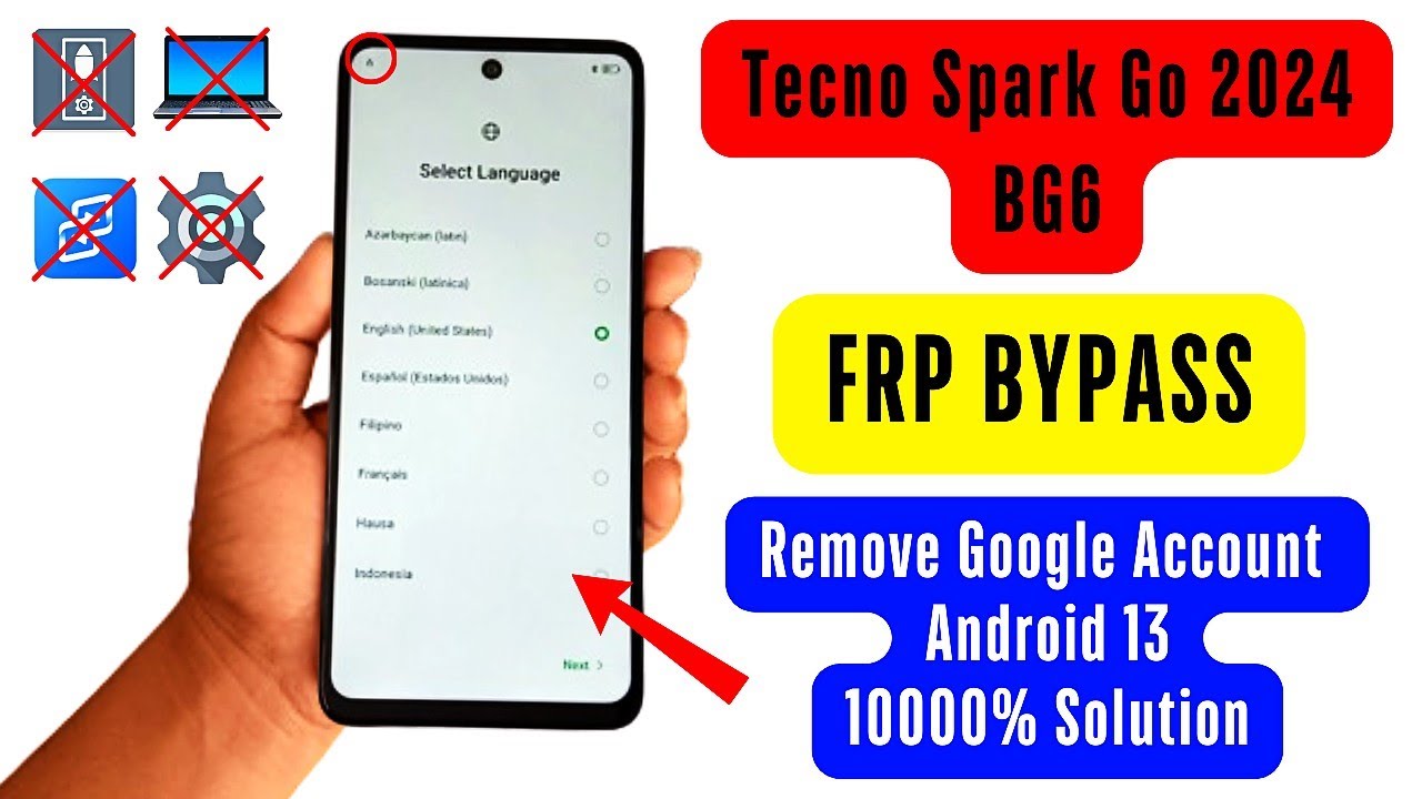 Tecno (BG6) FRP Bypass | Tecno Spark Go 2024 Frp Bypass Tecno (BG6) FRP Bypass | Tecno Spark Go 2024 Frp Bypass