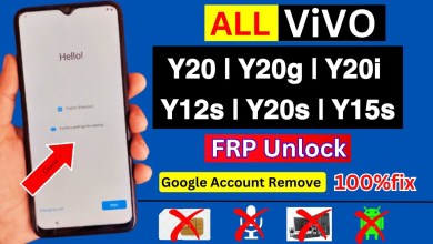 ViVO Y20/Y20g/Y12s/Y20i/Y15s || FRP Bypass || Google ViVO Y20/Y20g/Y12s/Y20i/Y15s || FRP Bypass || Google