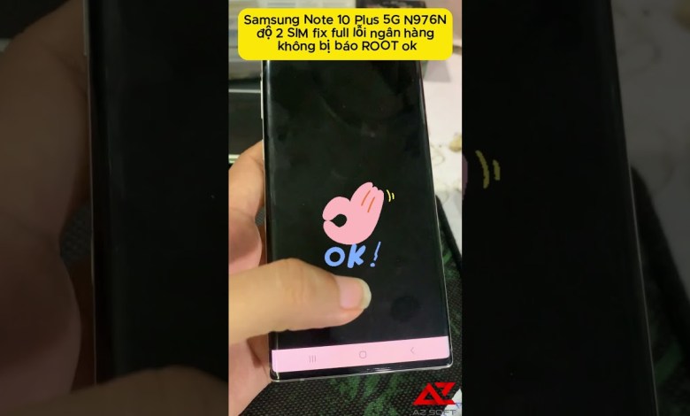 Samsung Note 10+ N976N dual sim without banking app error Samsung Note 10+ N976N dual sim without banking app error